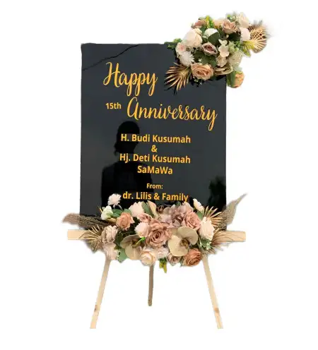 Papan Bunga Akrilik Genting Kalianak